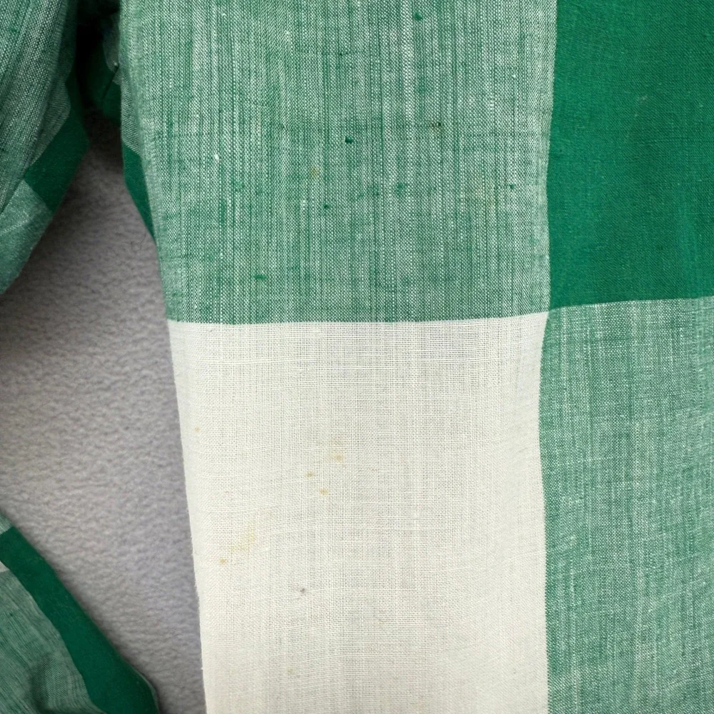 Vintage Trousers Men's 29x30 Green Plaid Wide Leg Talon 70s Connell Lucas Chelf